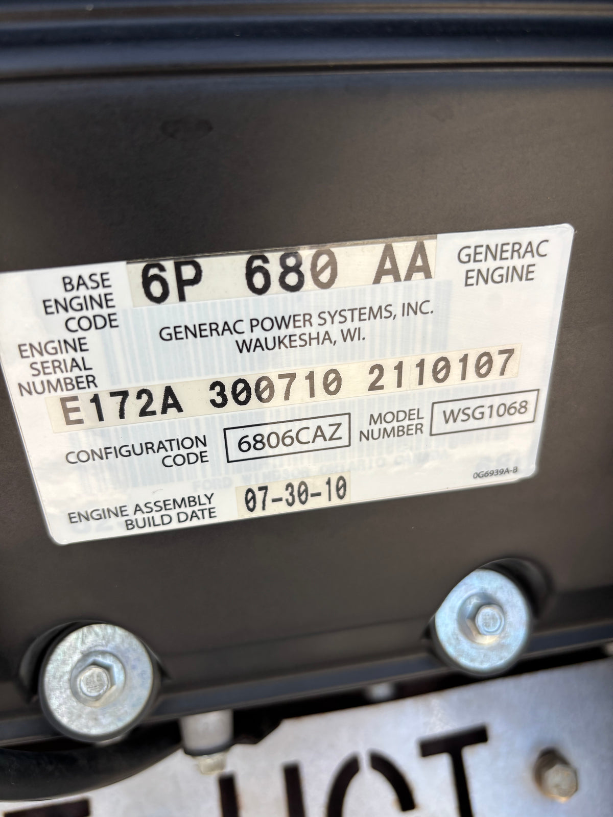 Generac 50kw Propane/Natural gas Generator