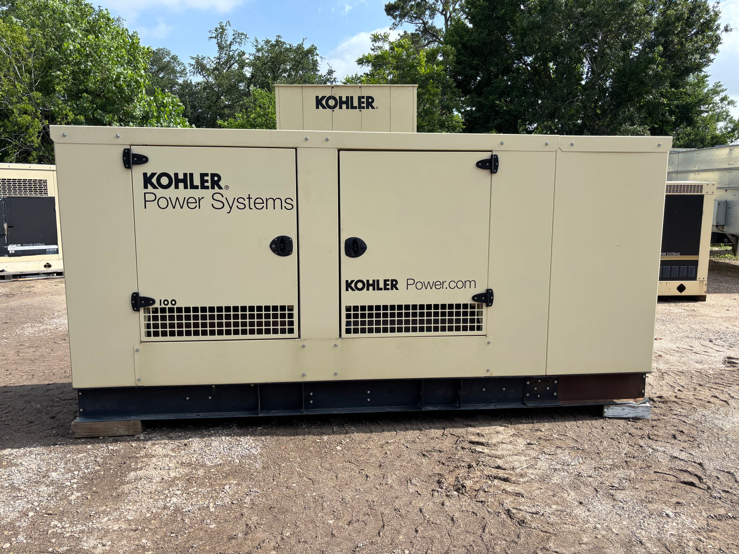 Kohler 98kw 123kva Natural Gas Generator 305 Hours