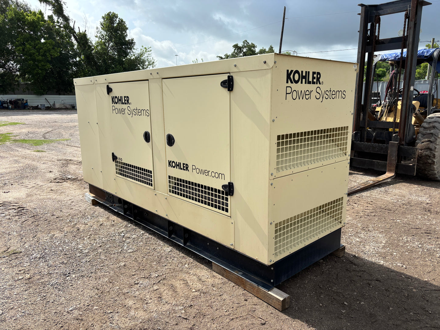 Kohler 98kw 123kva Natural Gas Generator 305 Hours