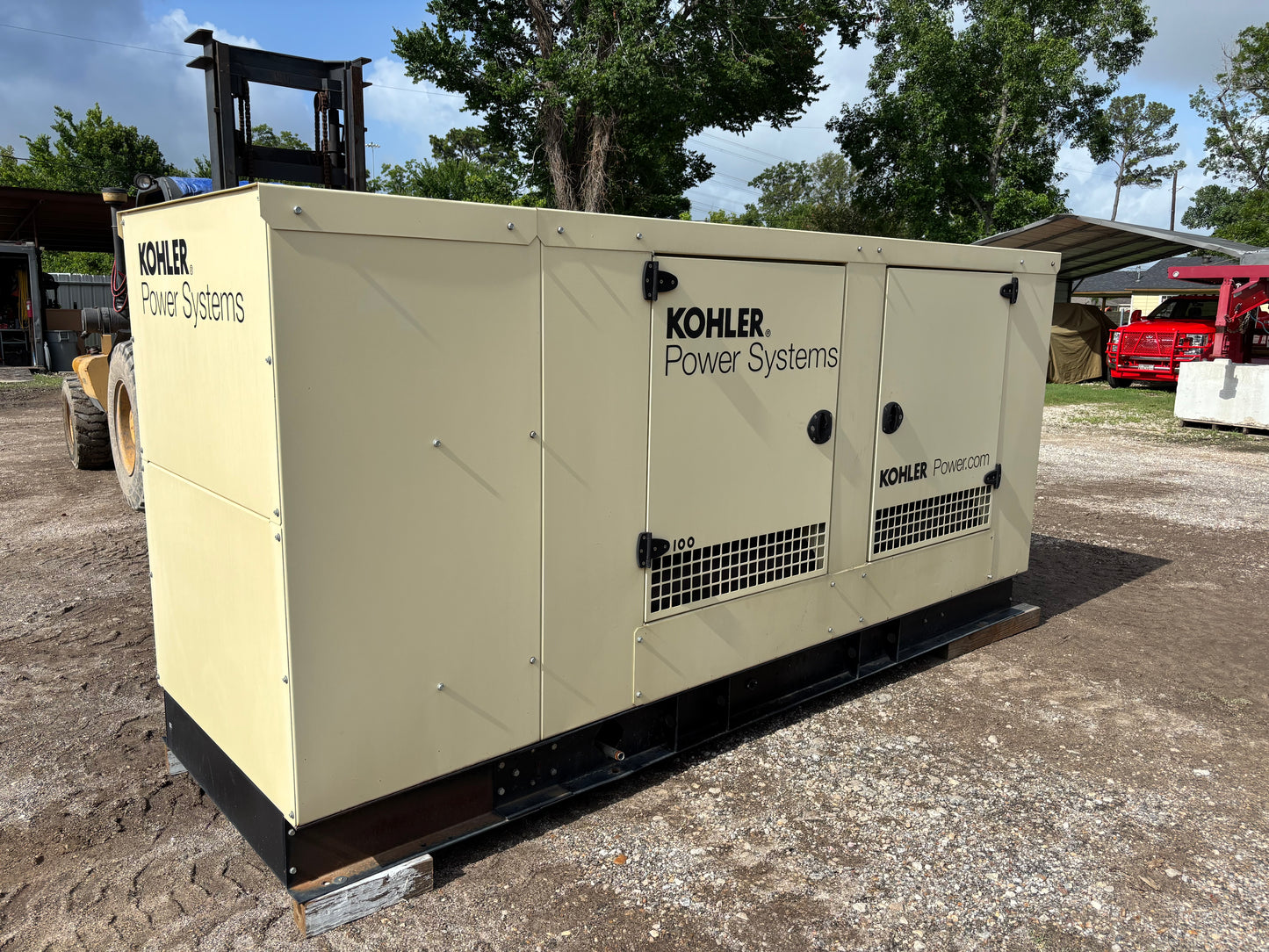 Kohler 98kw 123kva Natural Gas Generator 305 Hours