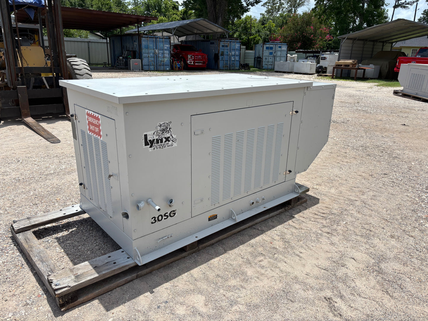 Lynx 30kw Natural gas/Propane Generator 434 Hours