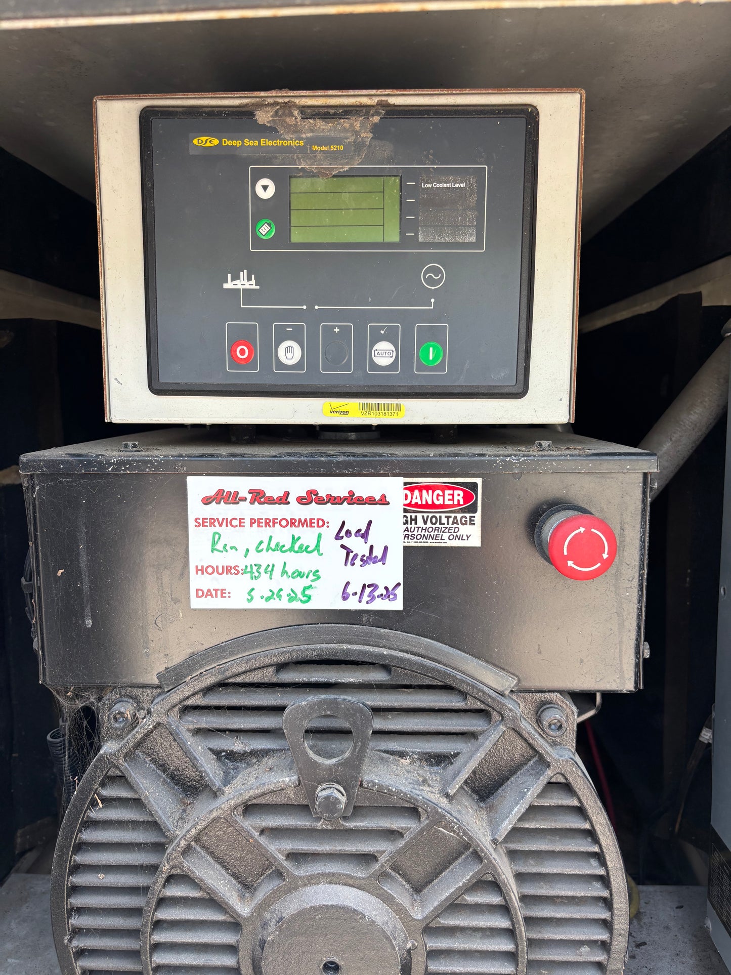 Lynx 30kw Natural gas/Propane Generator 434 Hours