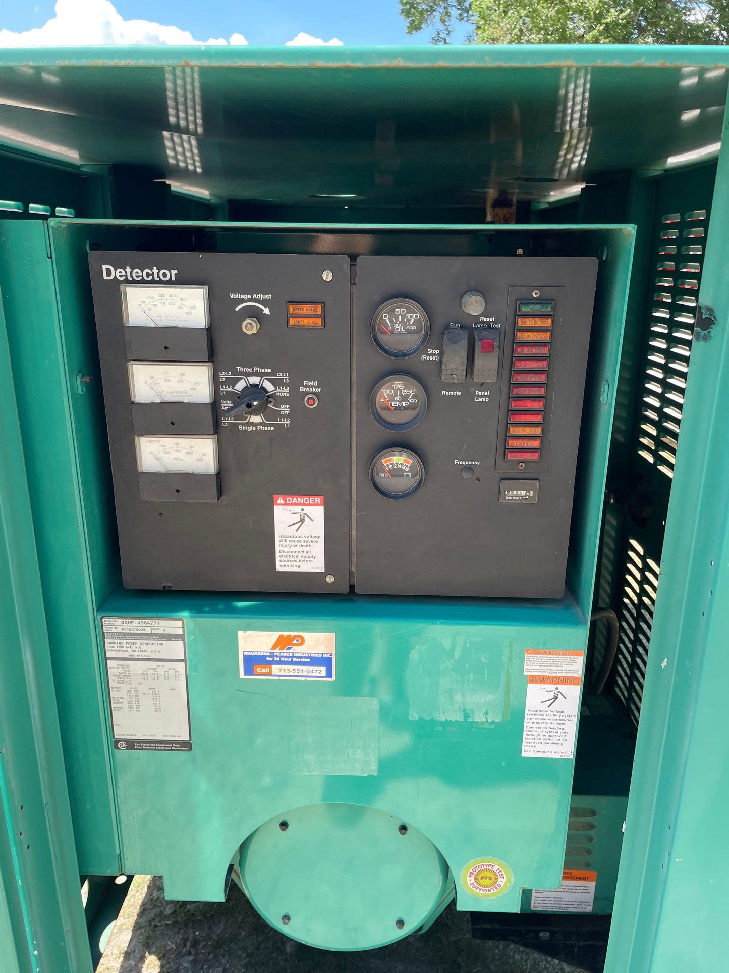 Cummins 70kw Natural Gas Generator - All-Red Services LLC