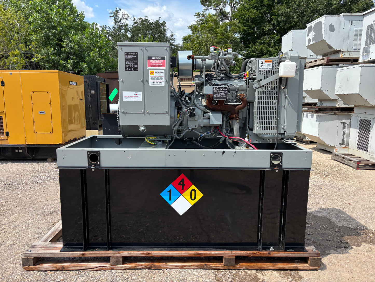 MTU Onsite 30kw Natural Gas Generator 129 Hours