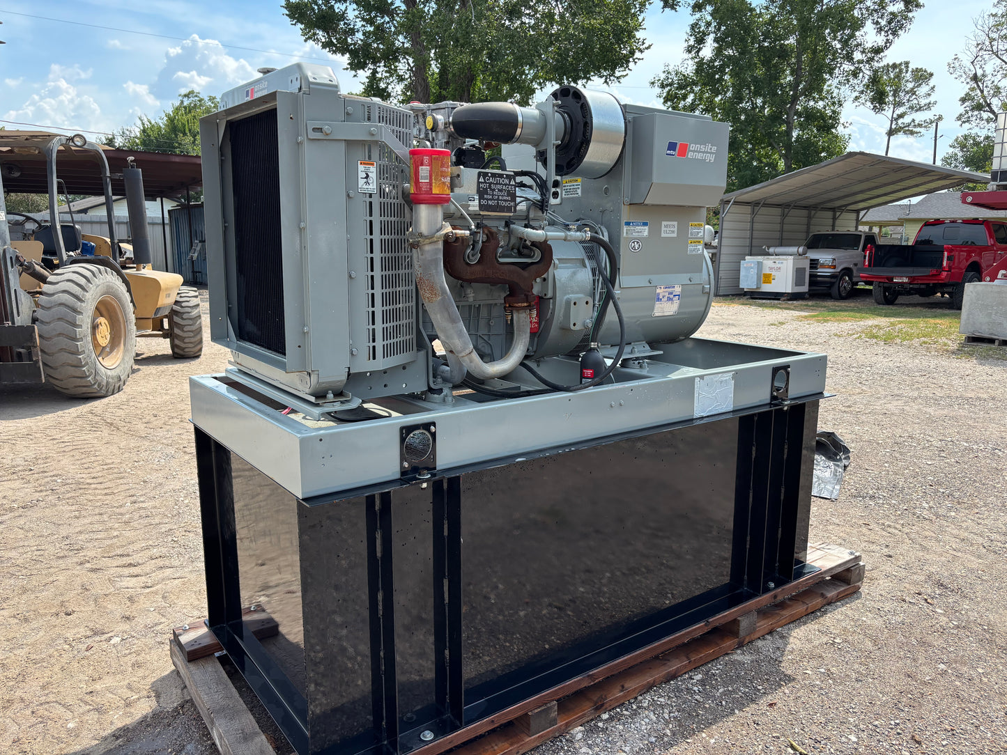 MTU Onsite 30kw Natural Gas Generator 129 Hours
