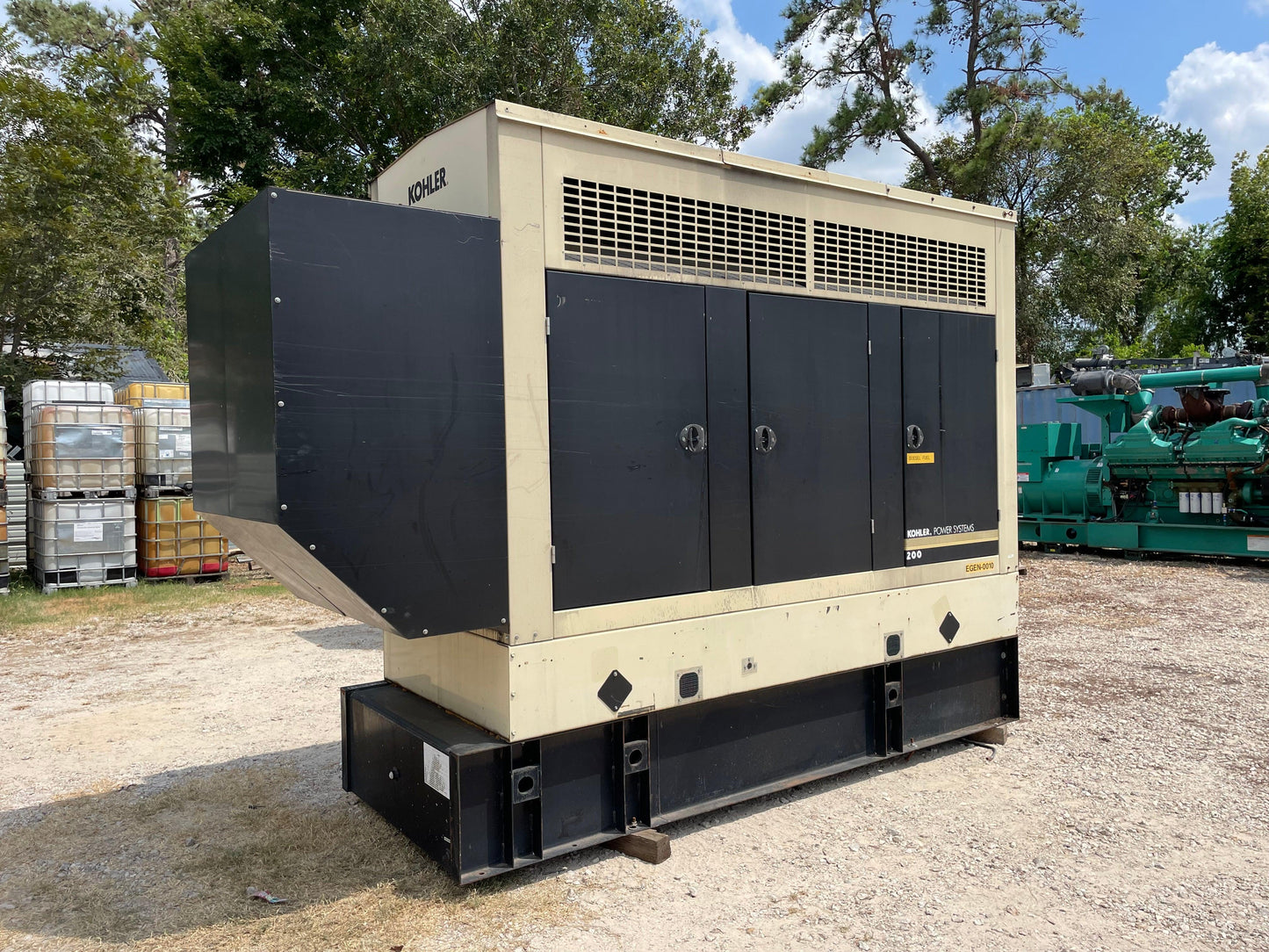 Kohler 205kw 256kva Diesel Generator Volvo Penta Engine 1,061 hours - All-Red Services LLC