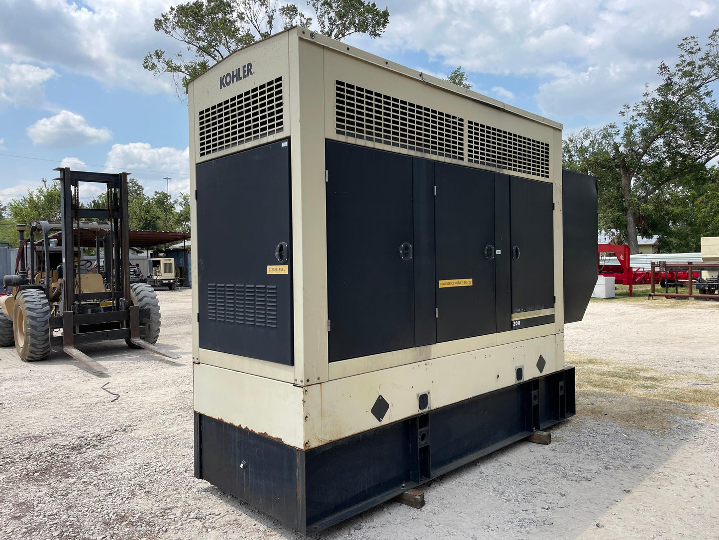 Kohler 205kw 256kva Diesel Generator Volvo Penta Engine 1,061 hours - All-Red Services LLC
