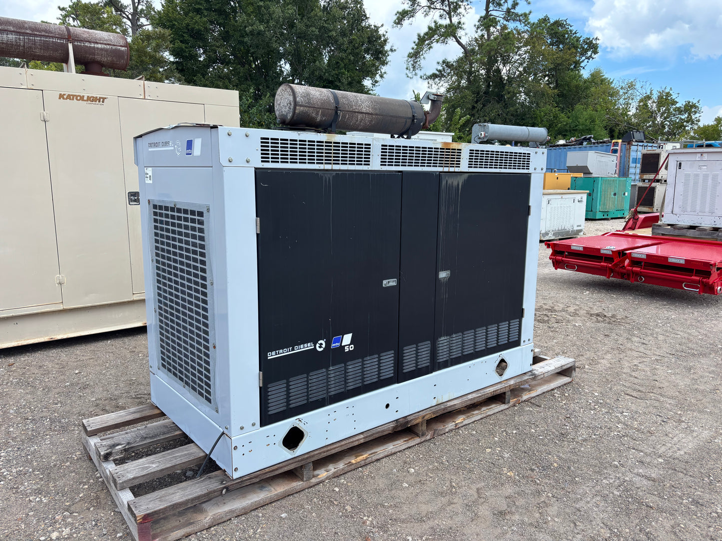 MTU 54kw Propane Generator 368 hours