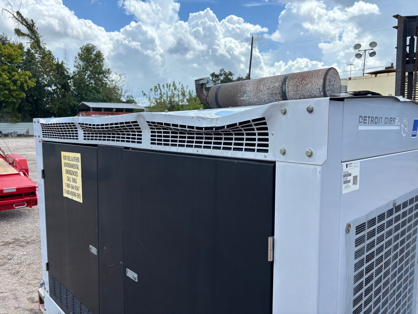 MTU 54kw Propane Generator 368 hours