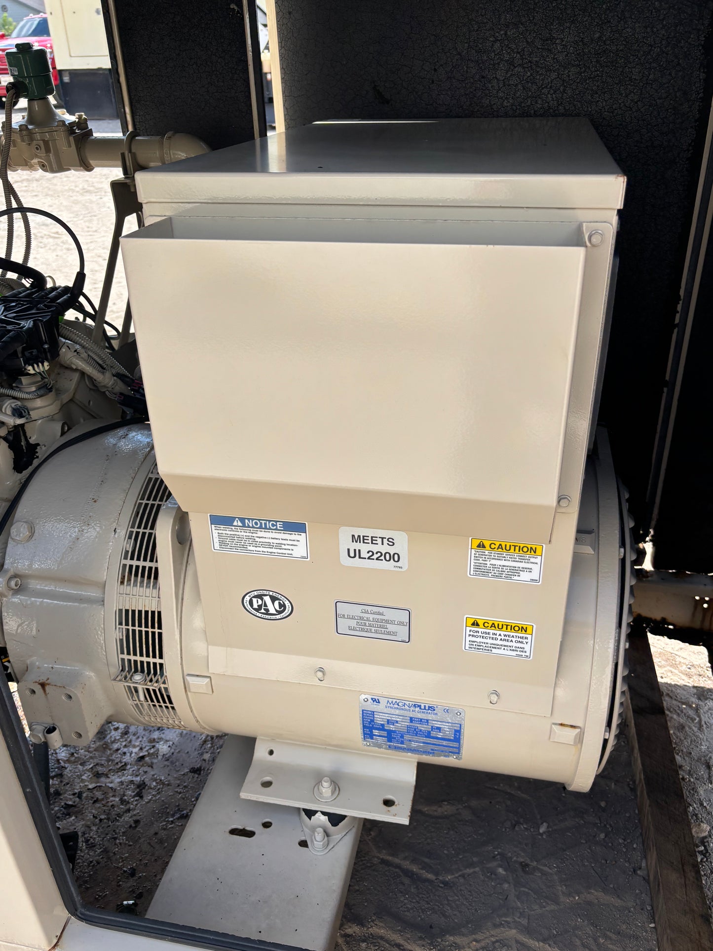 MTU Onsite 50kw Natural Gas/Propane Generator 459 Hours