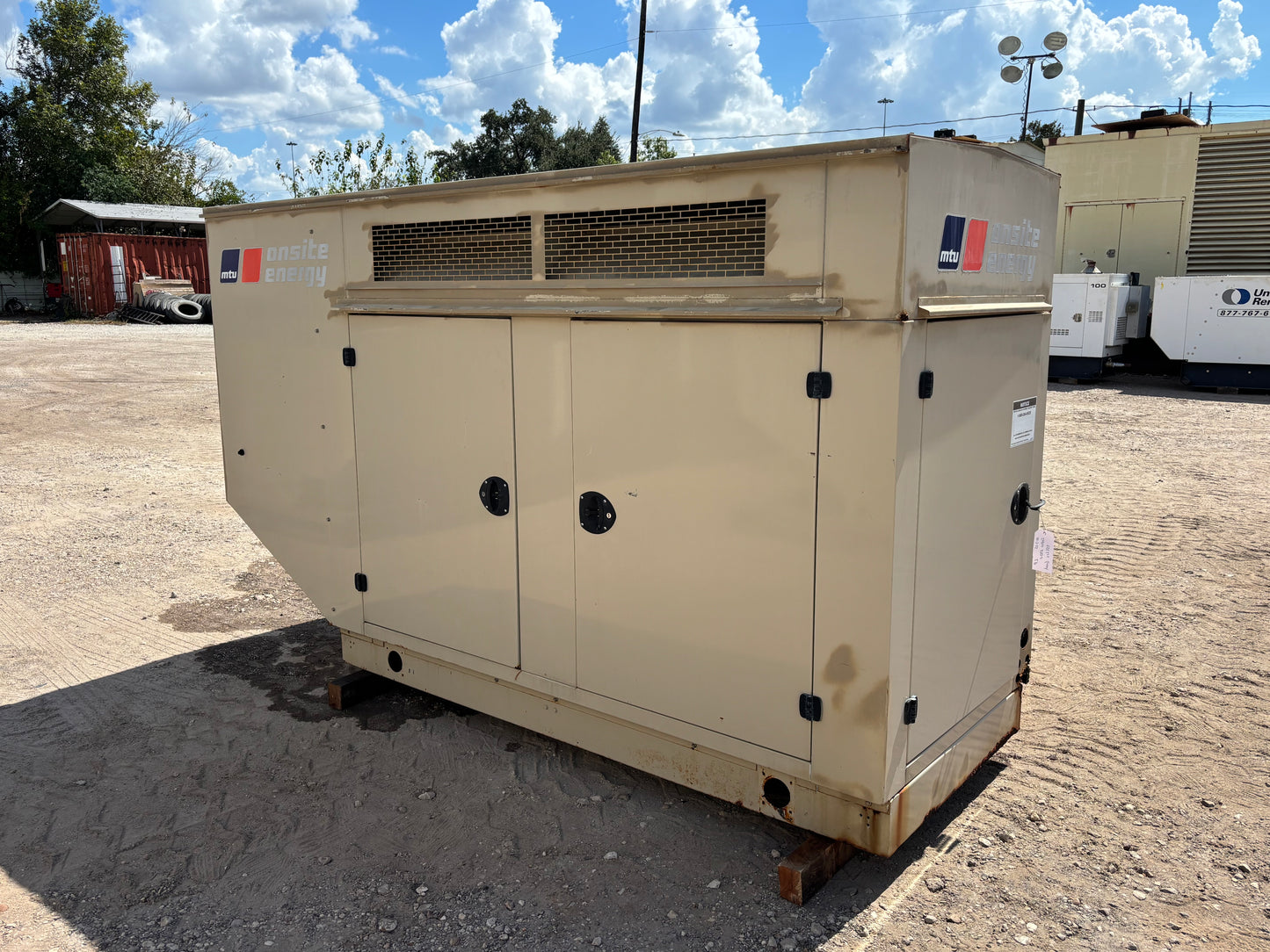 MTU Onsite 50kw Natural Gas/Propane Generator 459 Hours