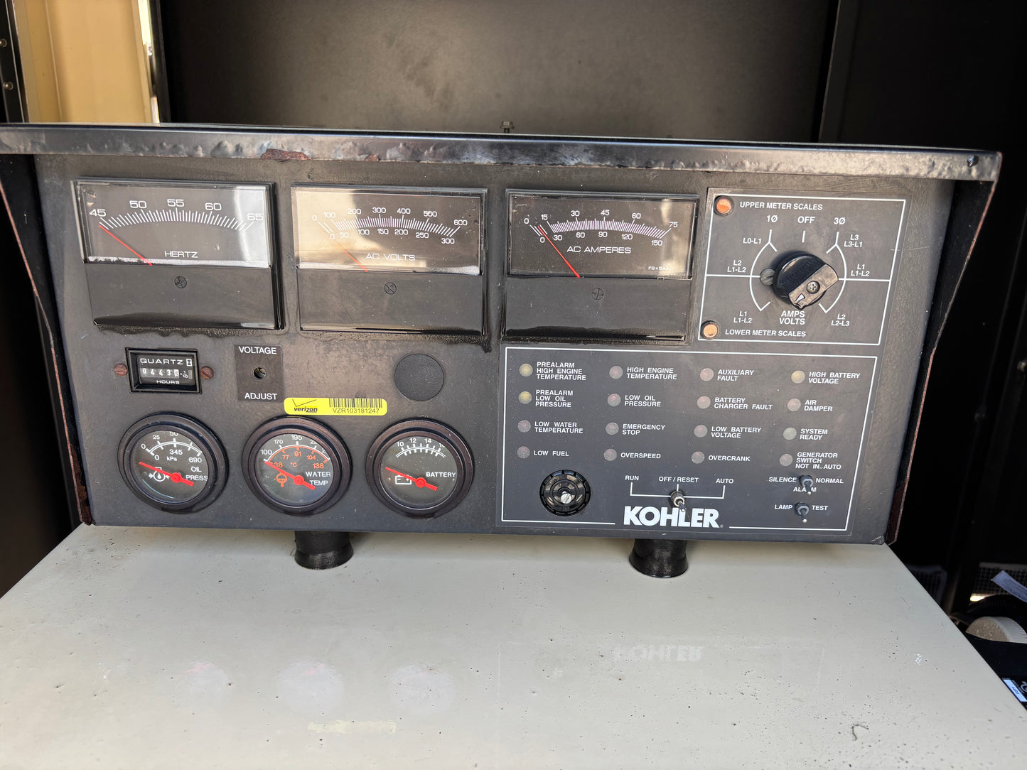 Kohler 33kw Natural Gas/Propane Generator 443 Hours