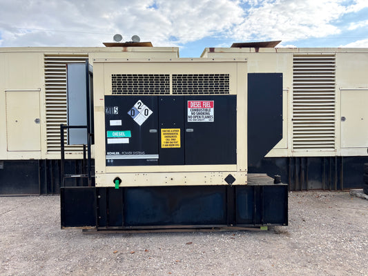 Kohler 80kw Diesel Generator 758 Hours
