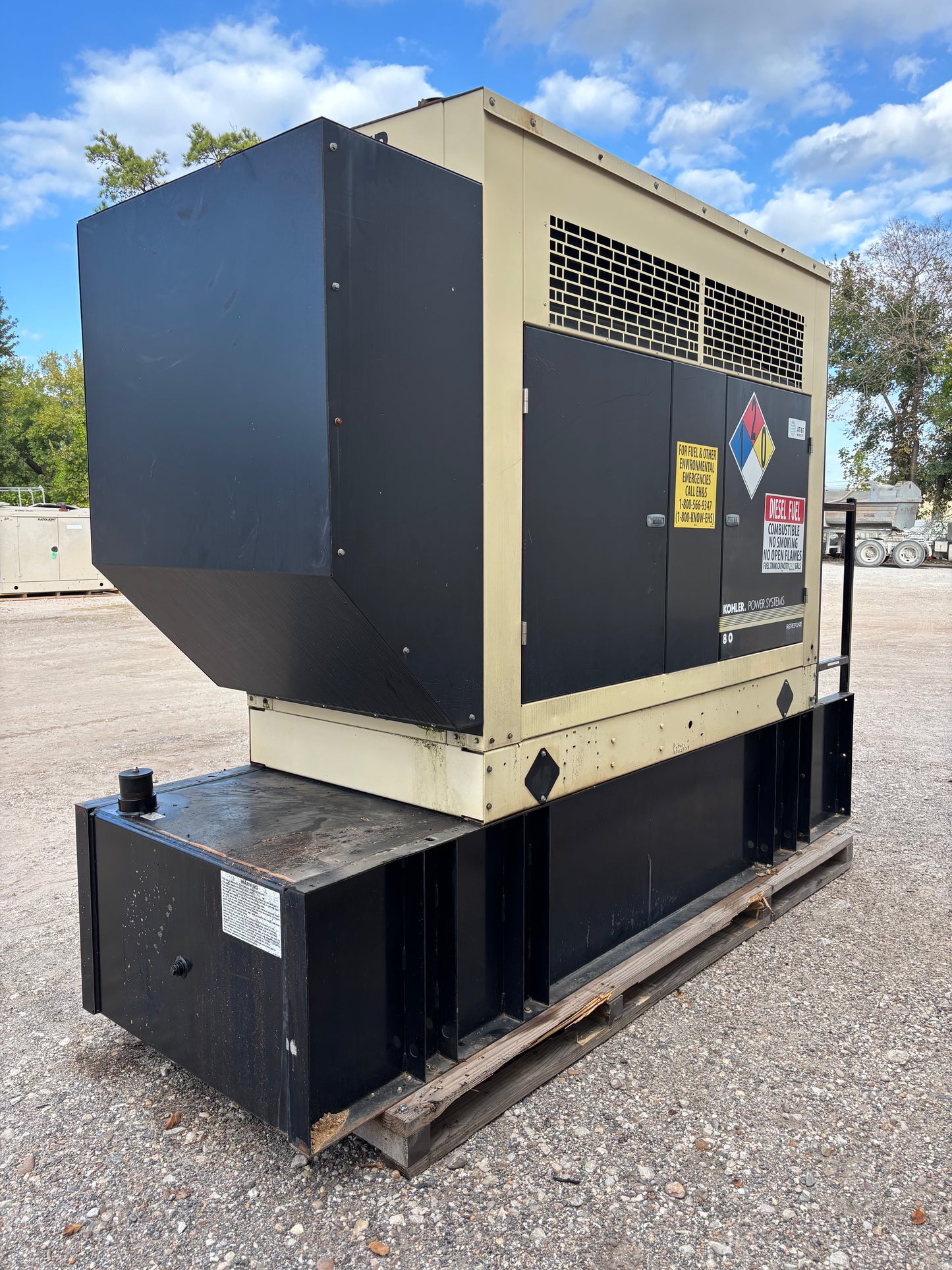 Kohler 80kw Diesel Generator 758 Hours