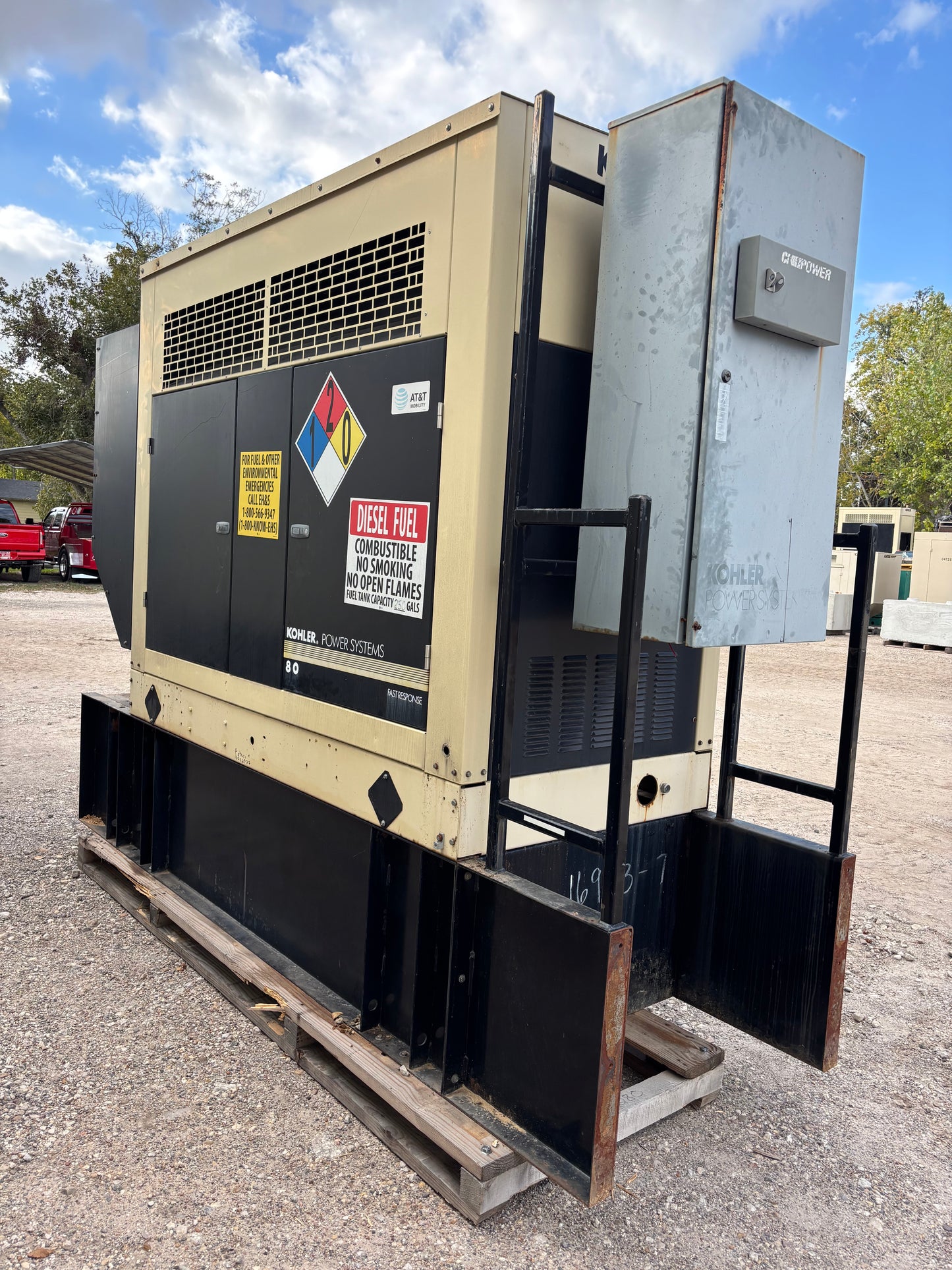 Kohler 80kw Diesel Generator 758 Hours