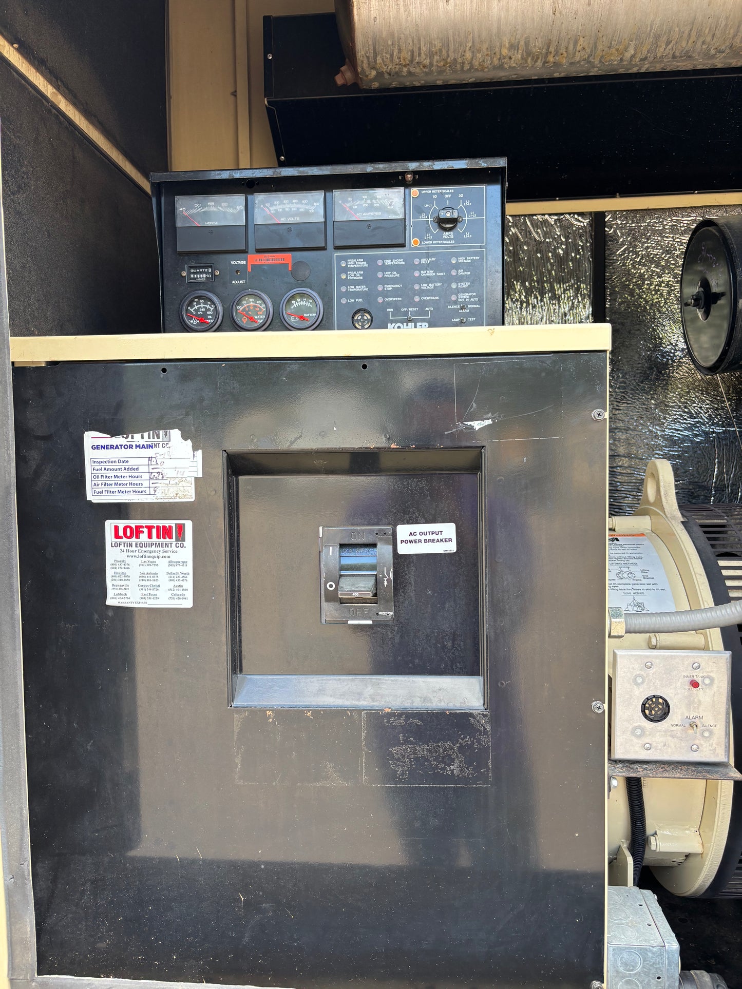 Kohler 80kw Diesel Generator 758 Hours