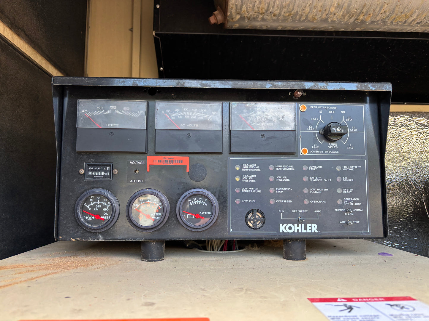 Kohler 80kw Diesel Generator 758 Hours