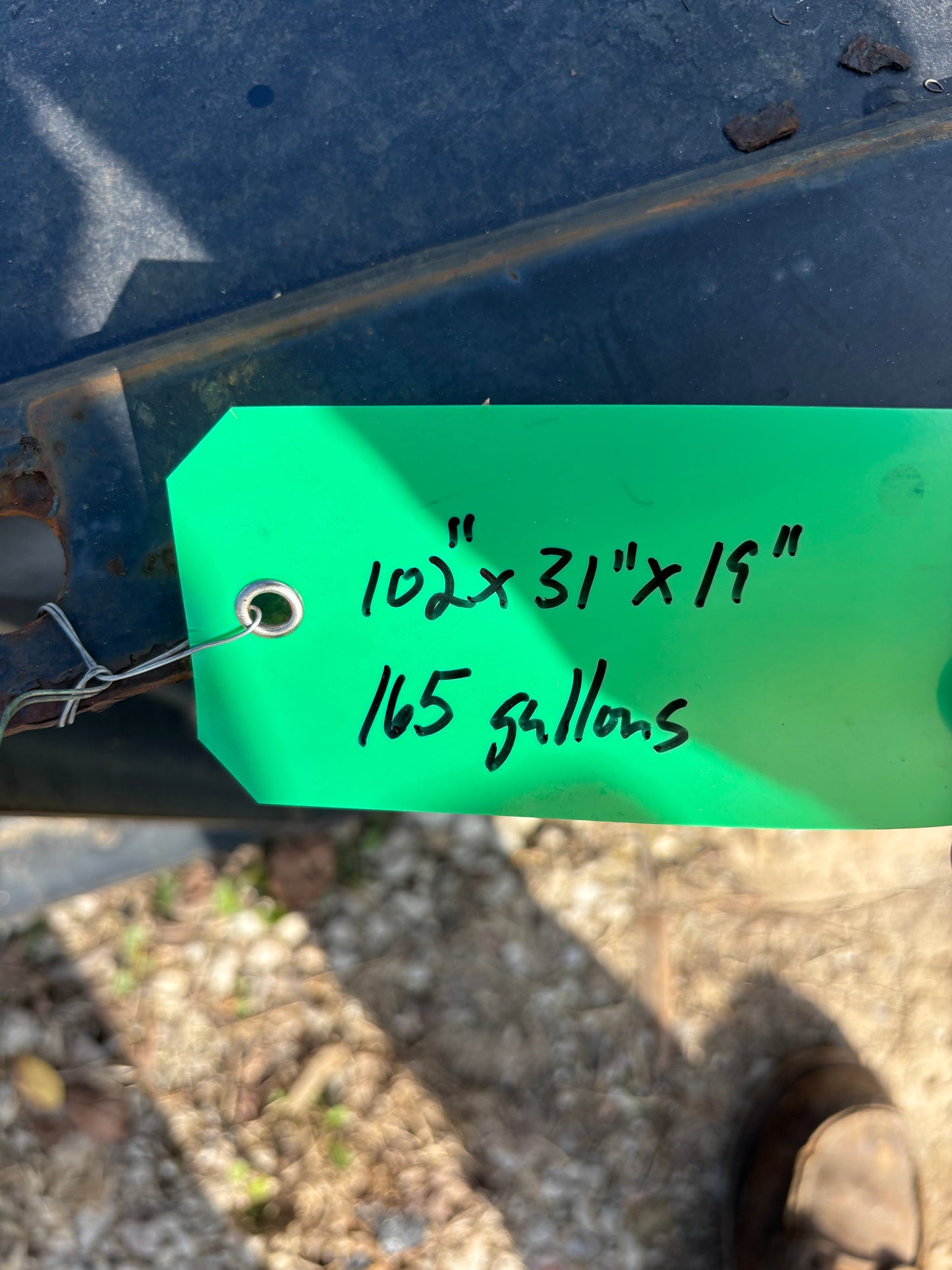 165 Gallon Diesel Tank