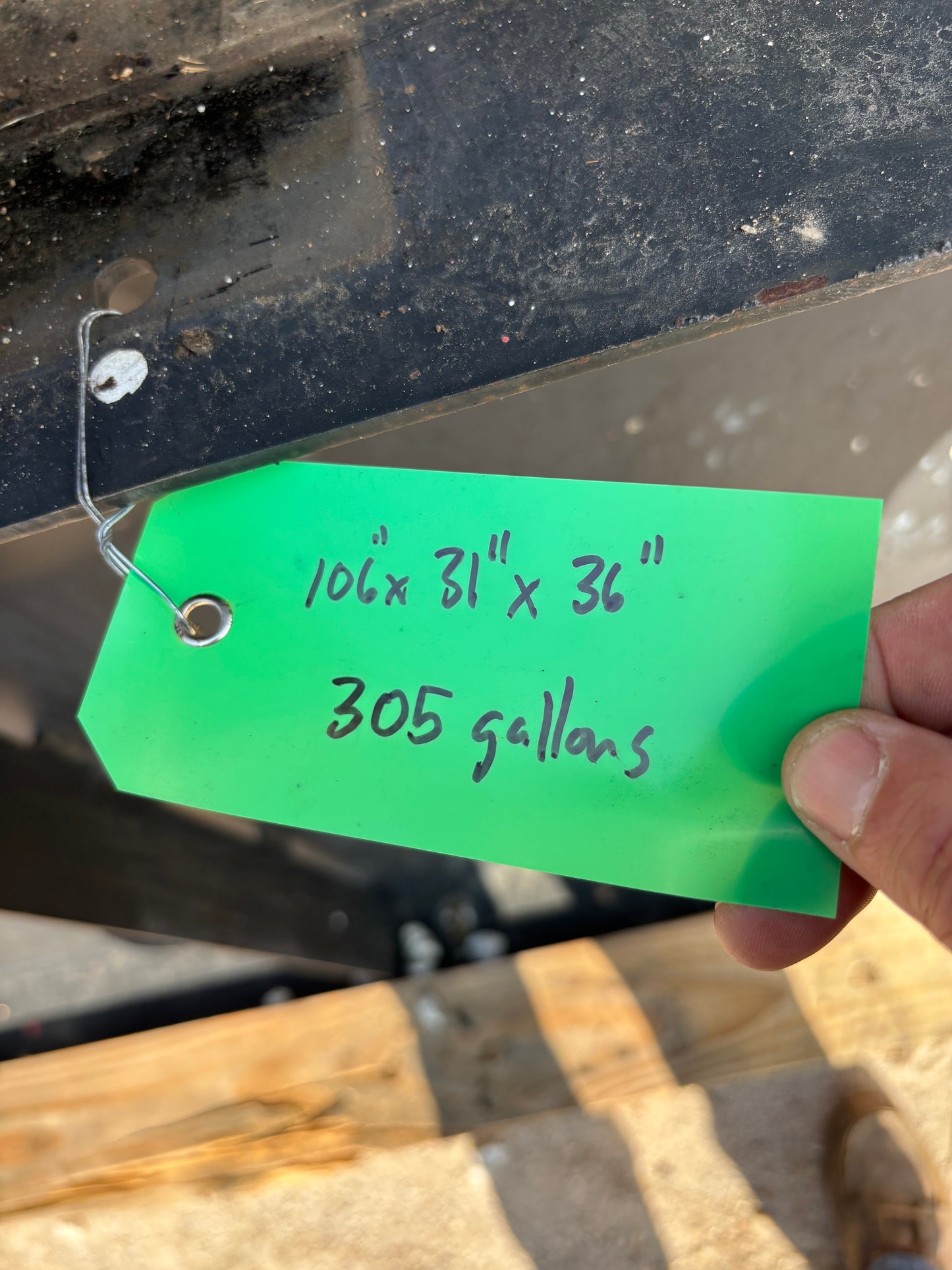 305 Gallon Diesel Tank