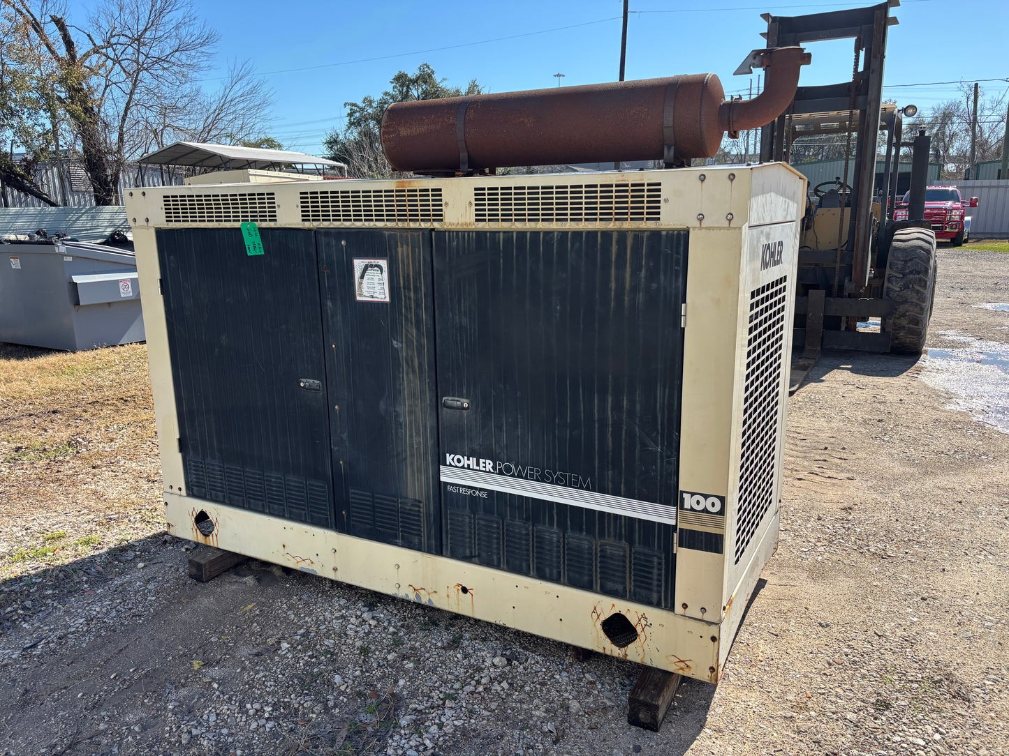 Kohler 100kw Natural Gas Generator
