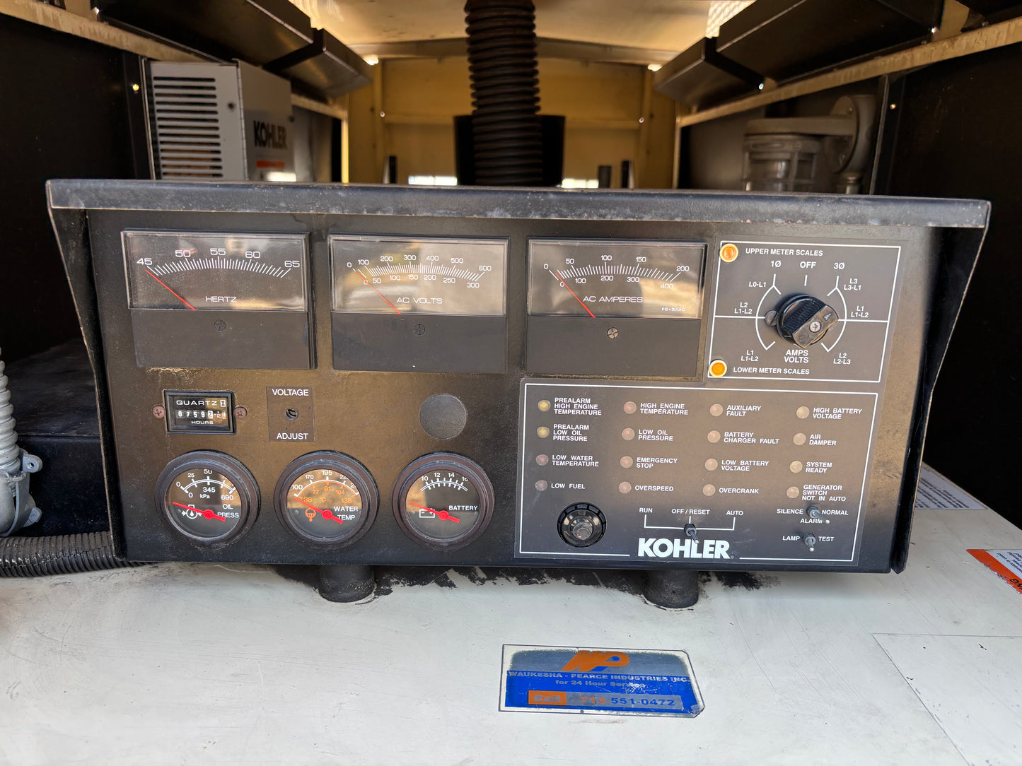 Kohler 100kw Natural Gas Generator