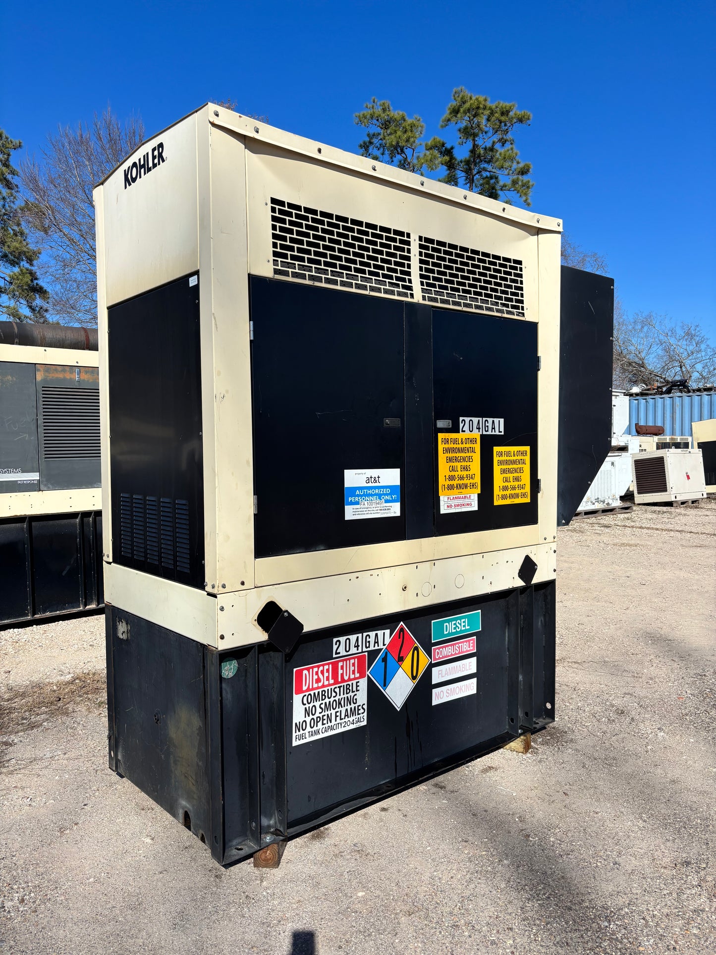 Kohler 40kw Diesel Generaor 639 Hours