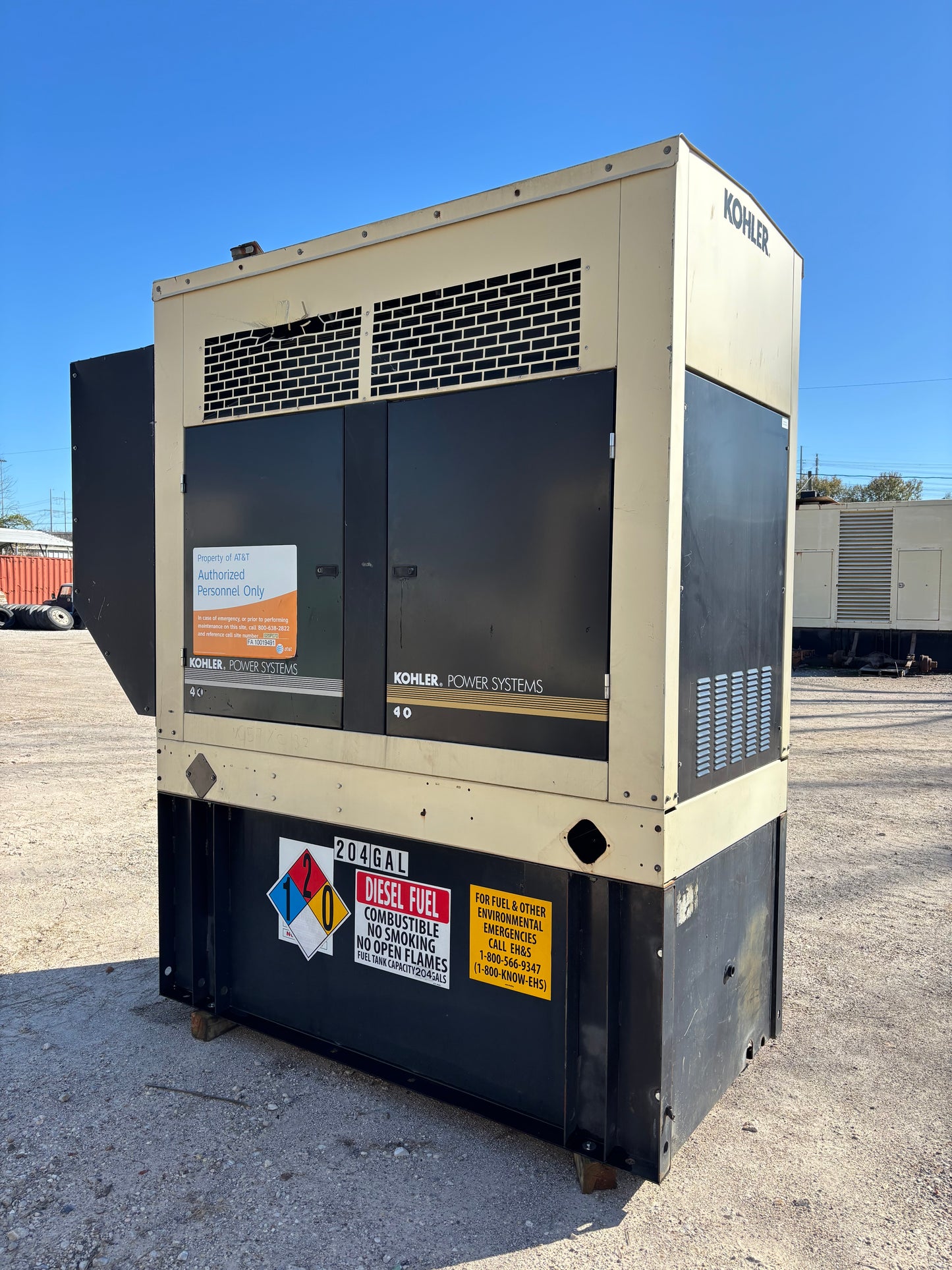 Kohler 40kw Diesel Generaor 639 Hours