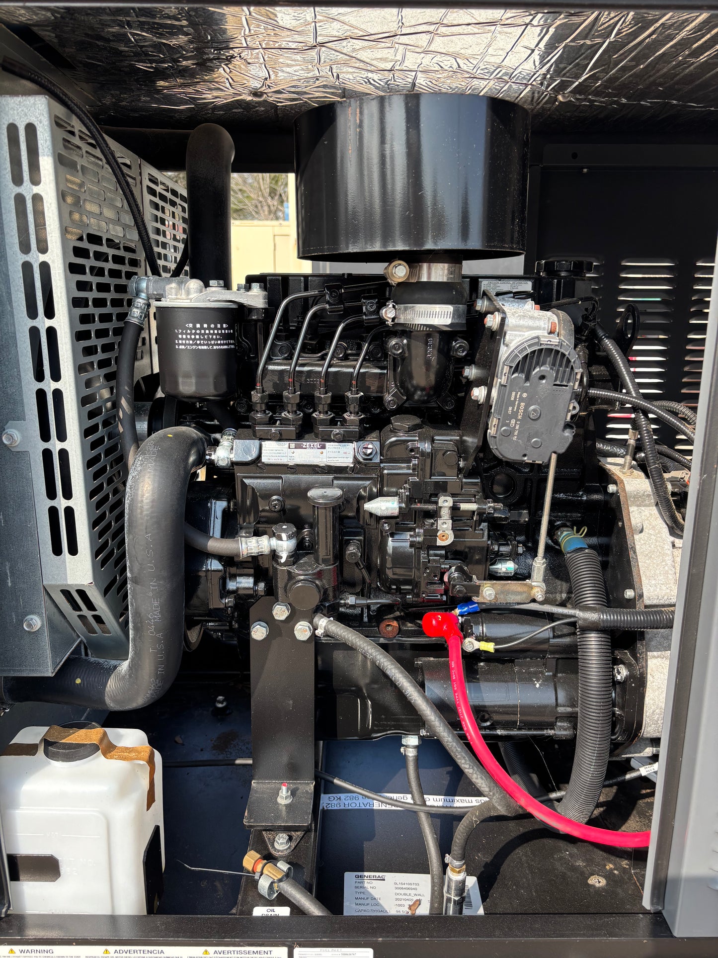 Generac 15kw Diesel Generarator New Surplus 0.3 hours