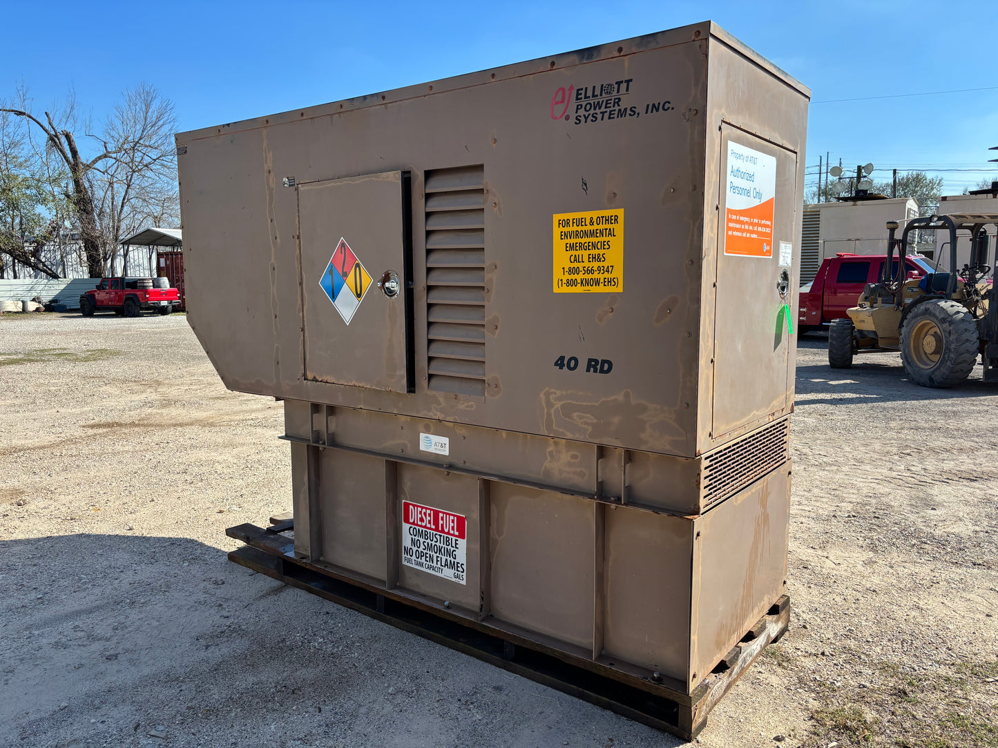 Elliot Power Systems 40kw Diesel Generator 475 Hours