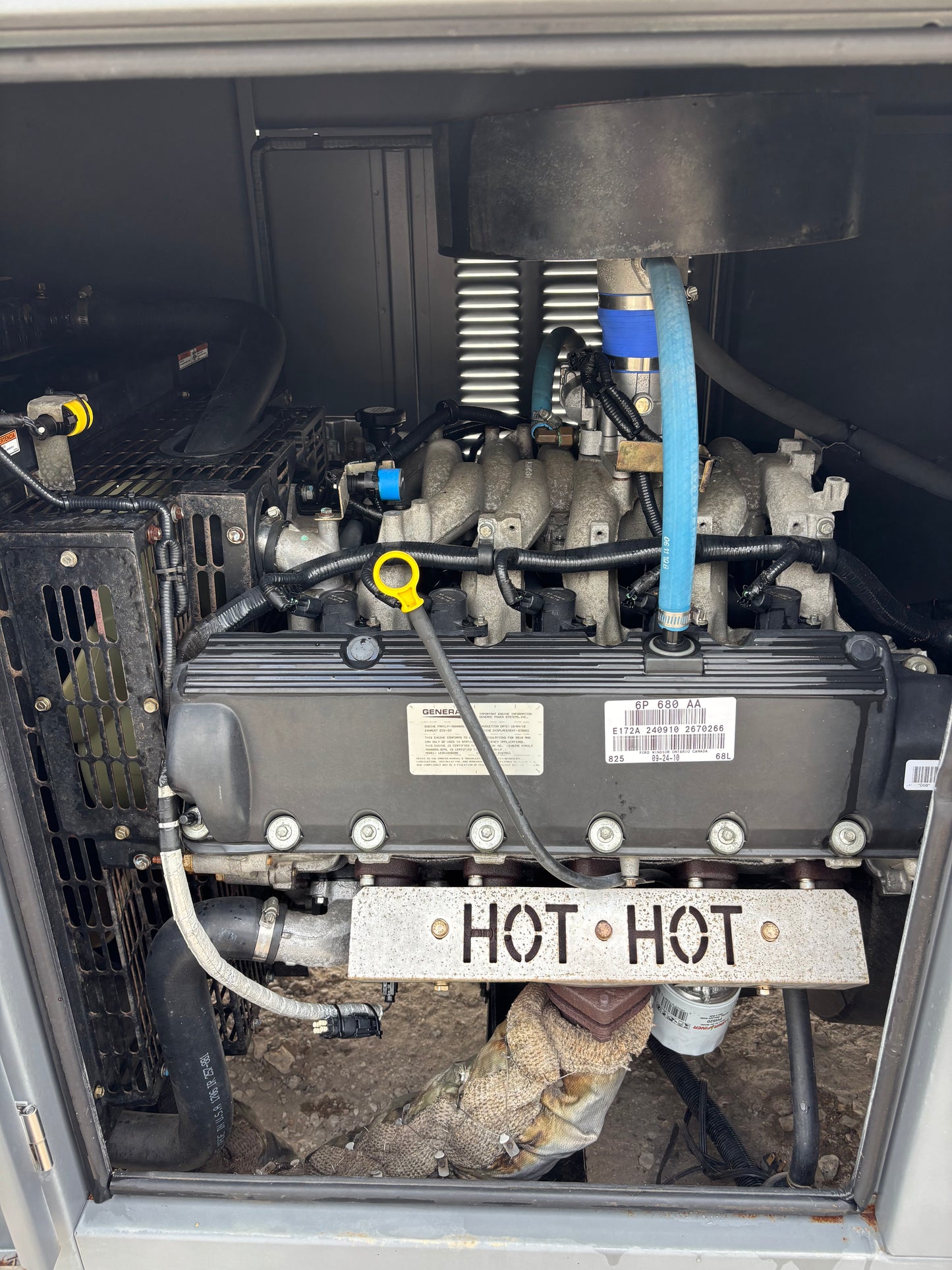 Generac 70kw Natural Gas Generator 480v 832 hours