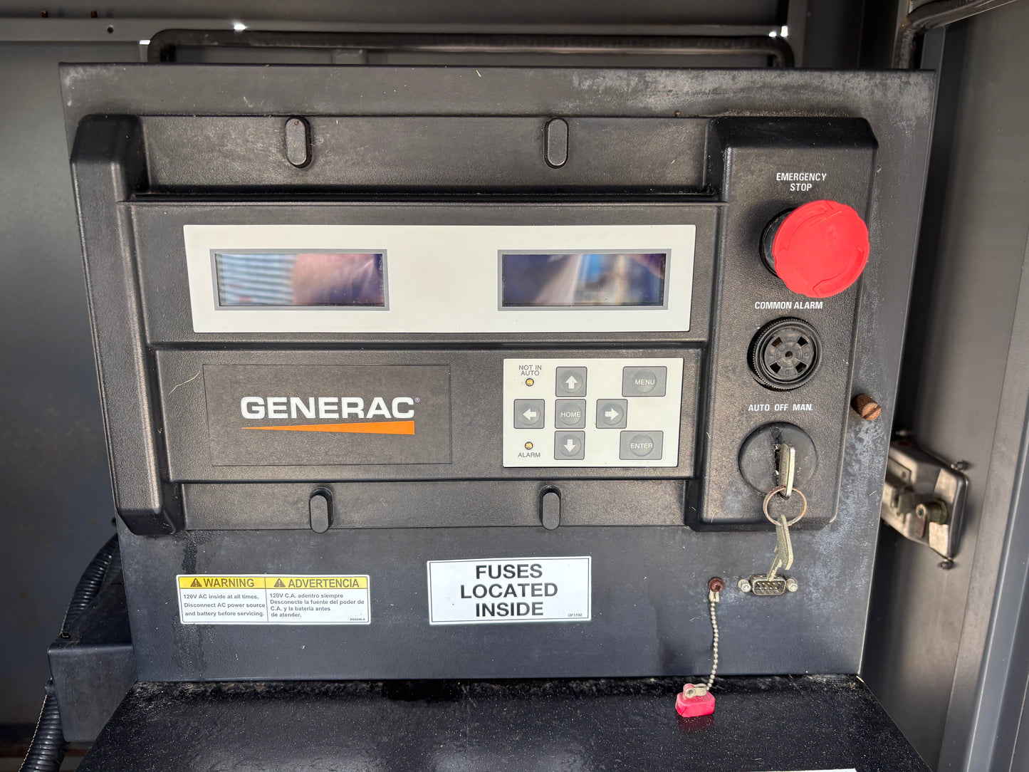 Generac 70kw Natural Gas Generator 480v 832 hours