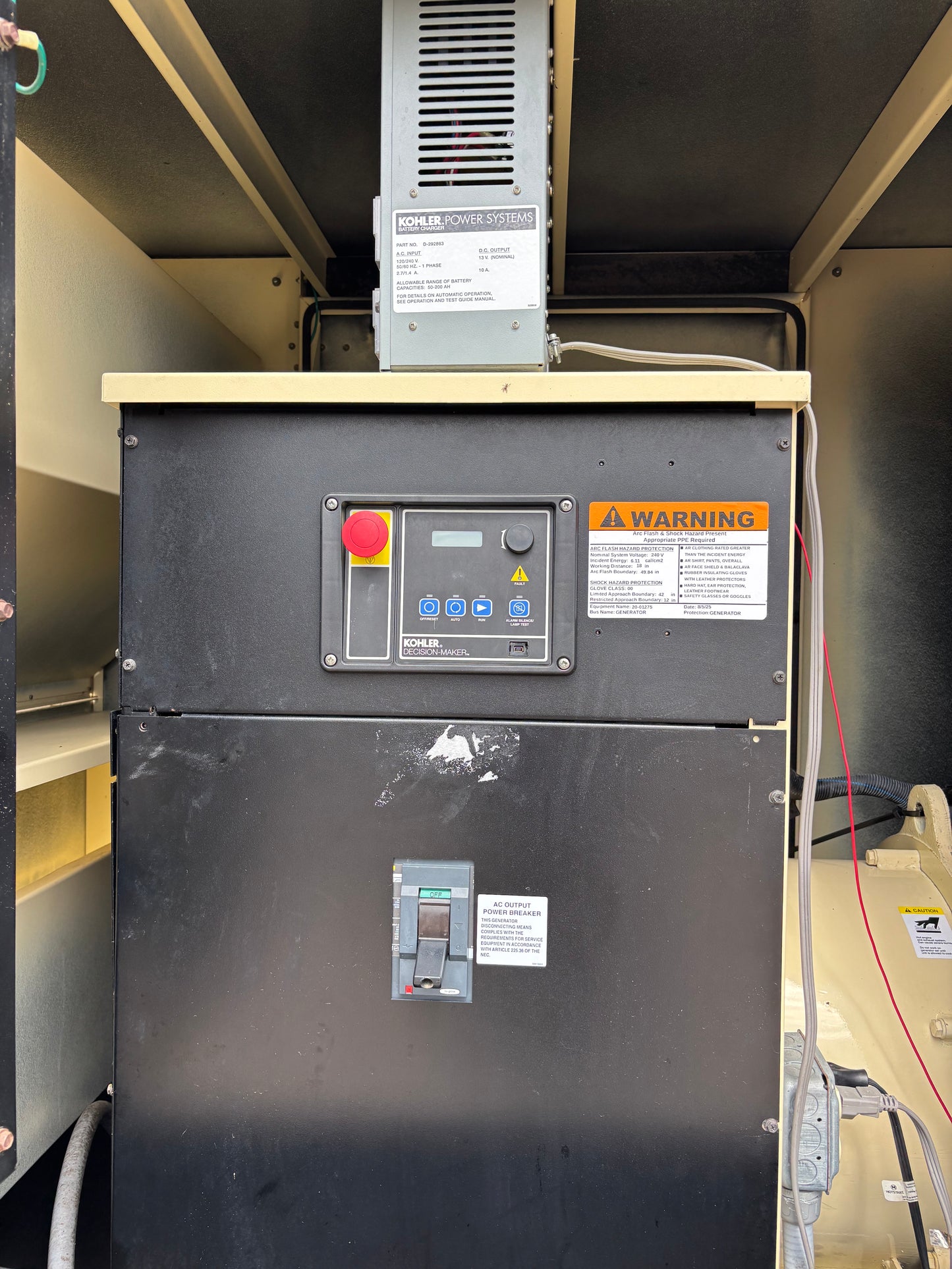 Kohler 154kw Diesel Generator 505 Hours