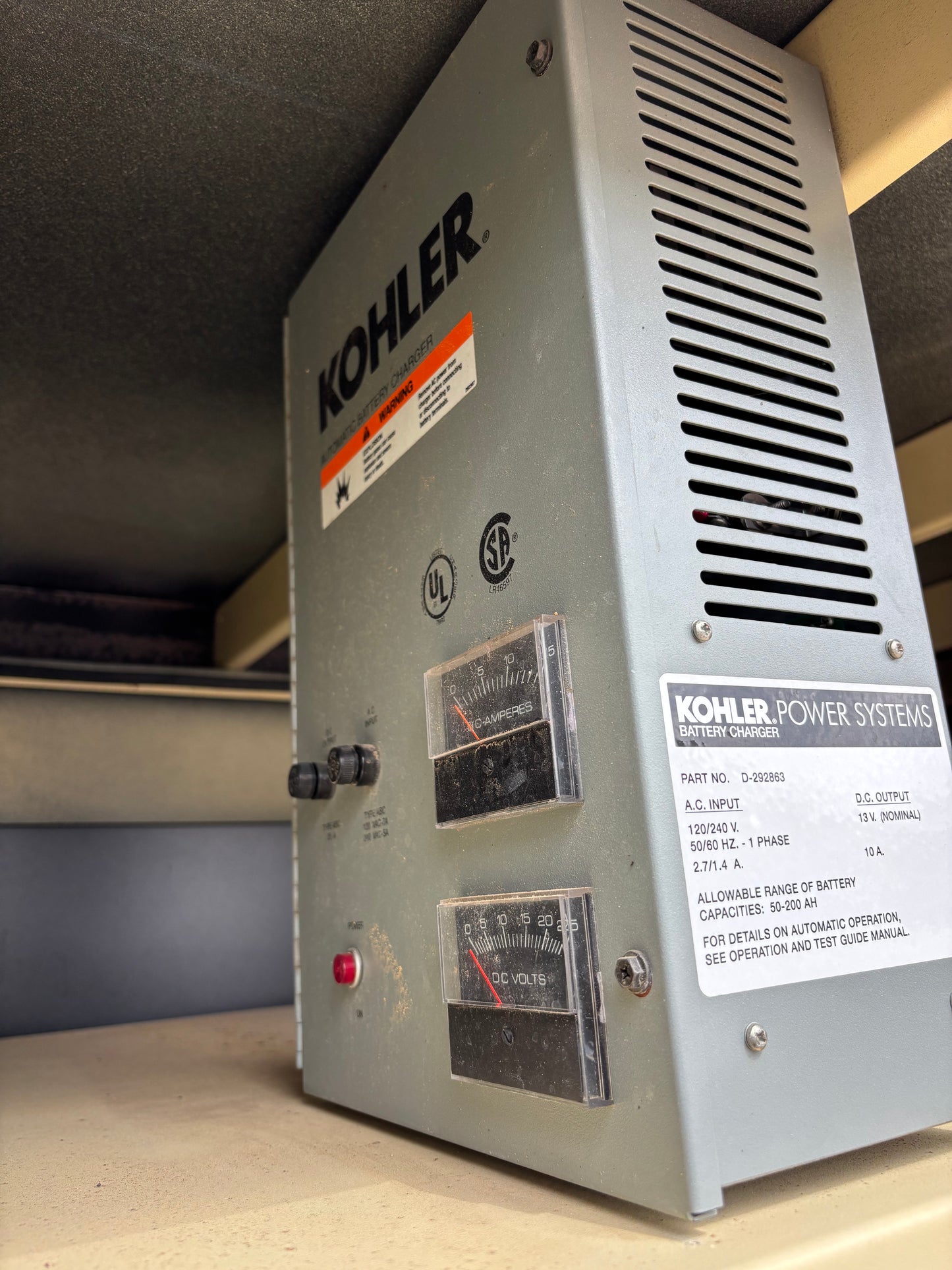 Kohler 154kw Diesel Generator 505 Hours