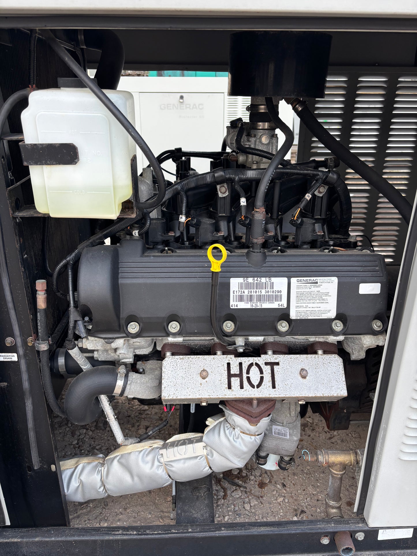 Generac 48kw 60kva Natural Gas Generator 39 hours