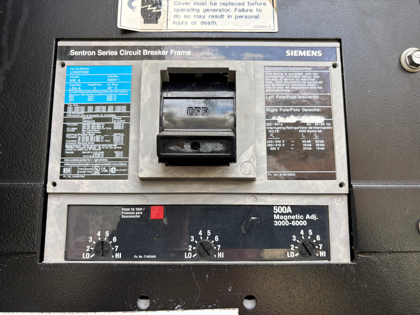 Generac 300kw Diesel Generator 715 Hours