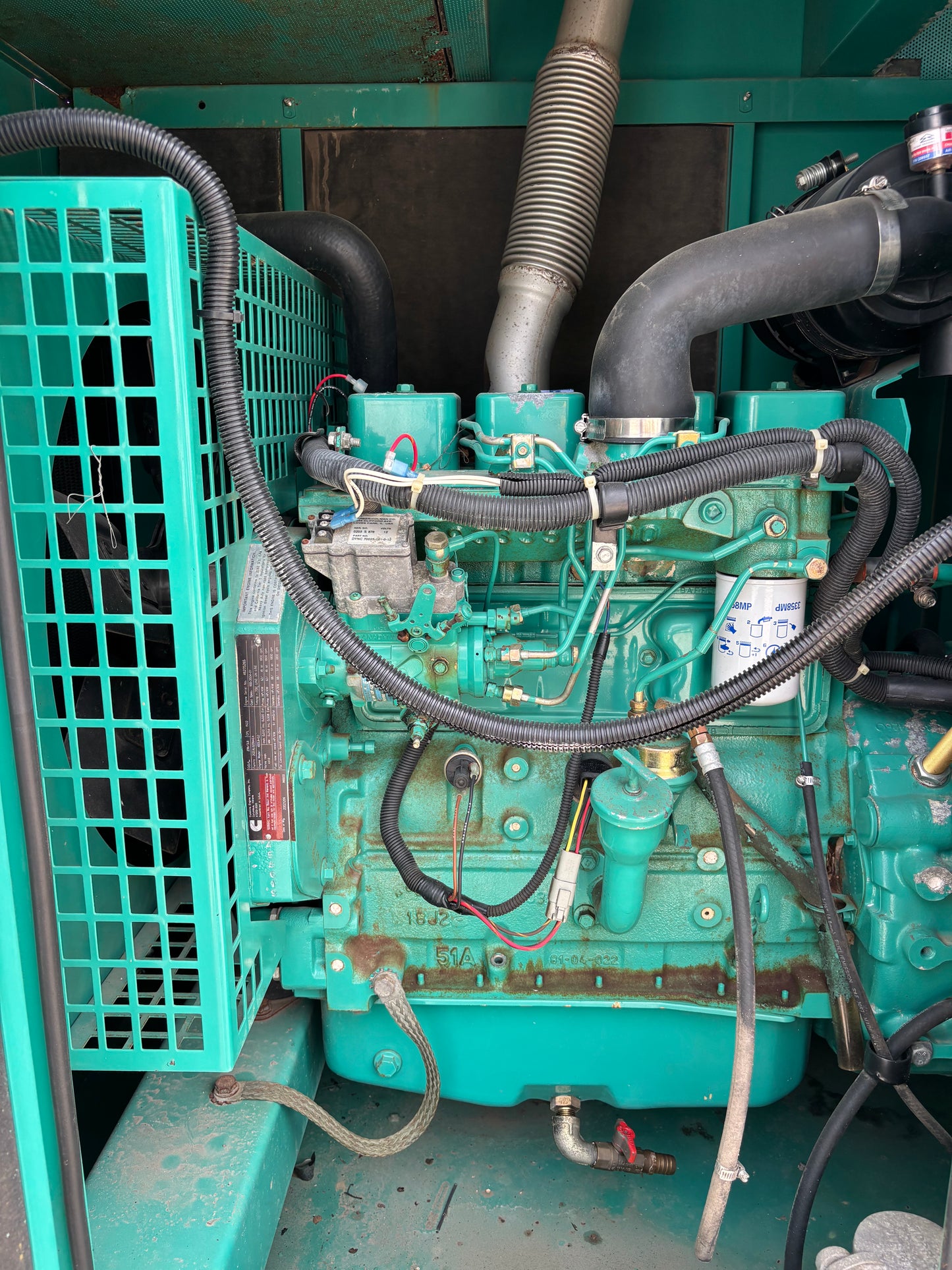 Cummins 35kw Diesel Generator 371 Hours