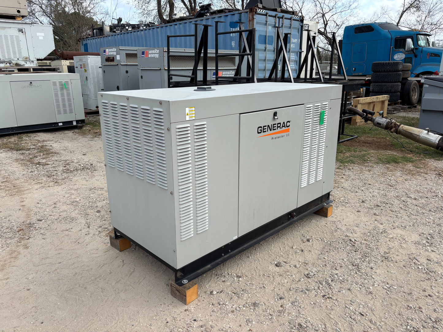 Generac 48kw 60kva Natural Gas Generator 263 hours