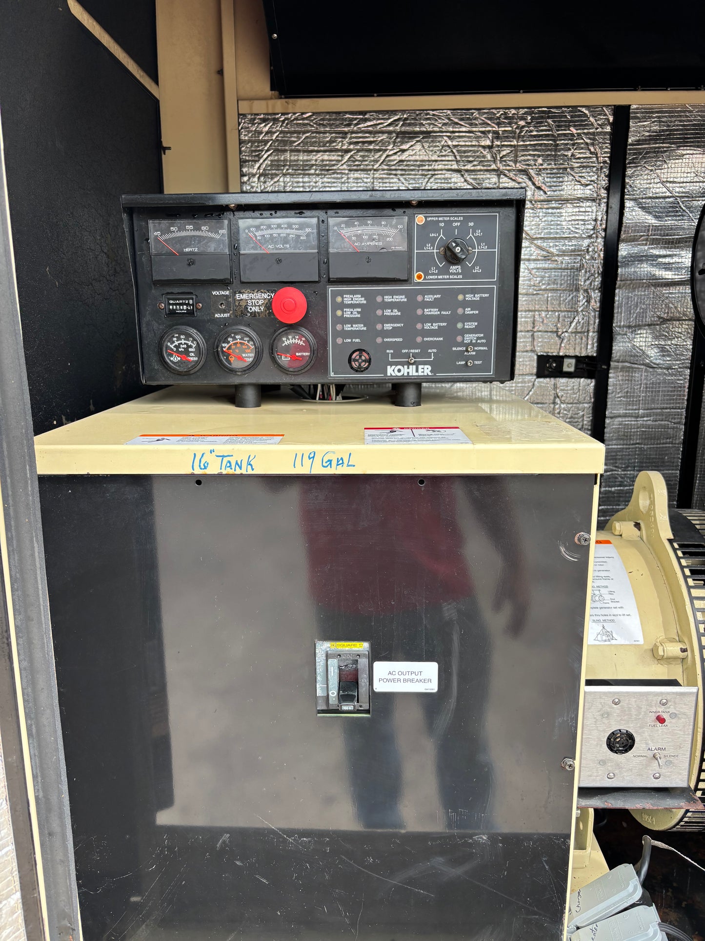 Kohler 40kw Diesel Generator 316 Hours