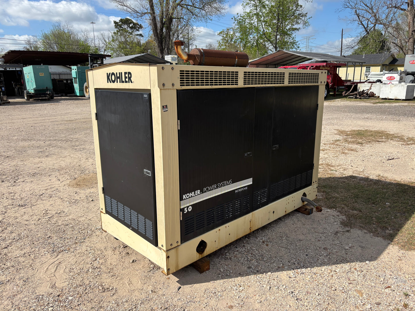 Kohler 50kw 63KVA Natural Gas Generator