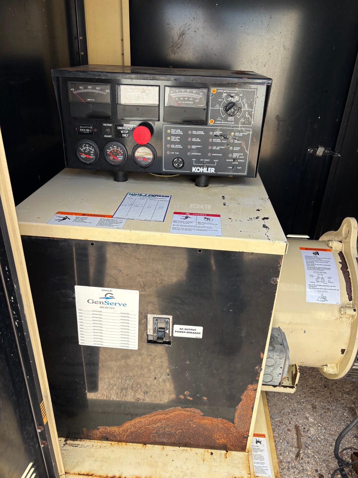 Kohler 50kw 63KVA Natural Gas Generator