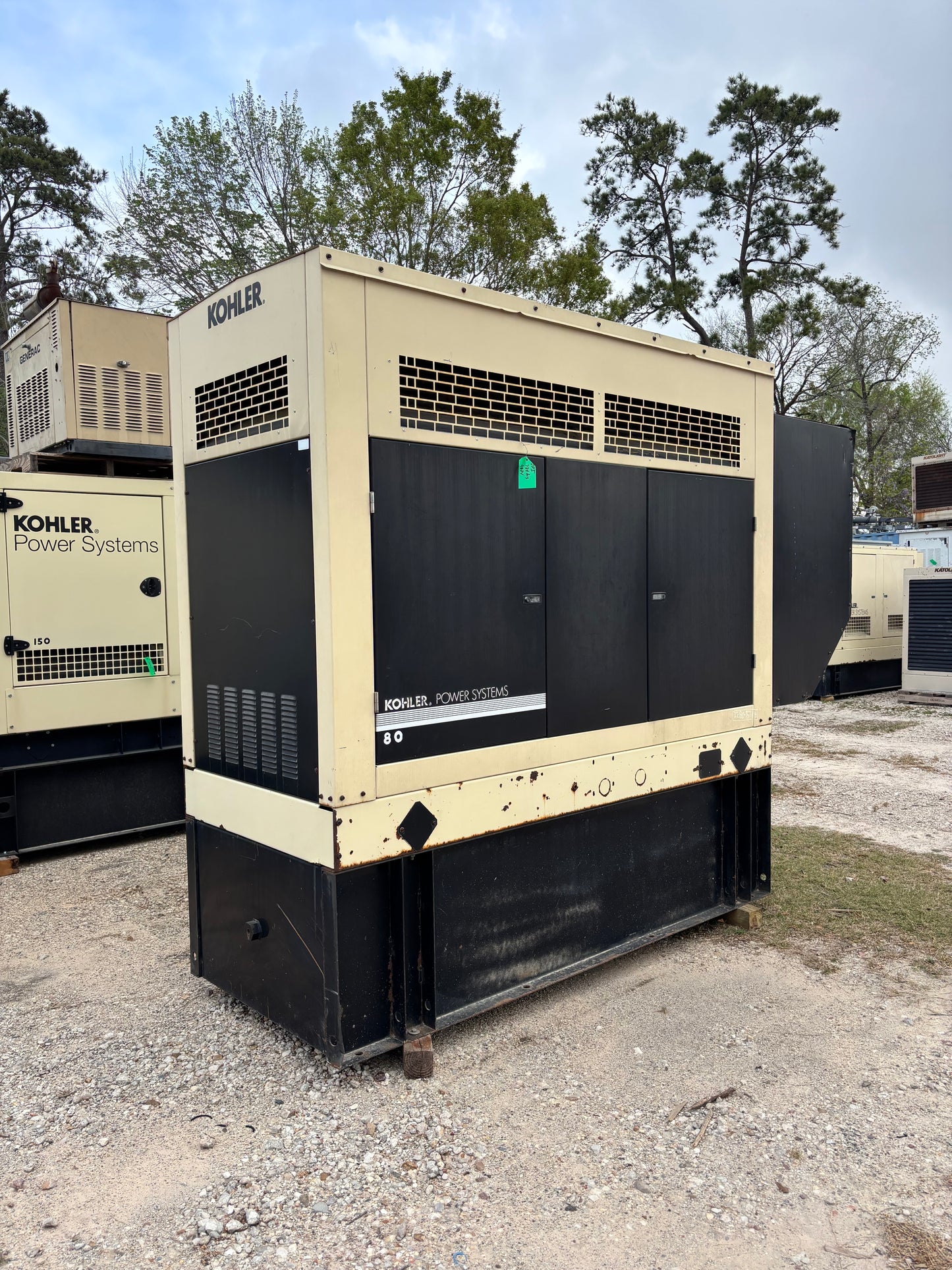 Kohler 80kw 100Kva Diesel Generator 734 Hours