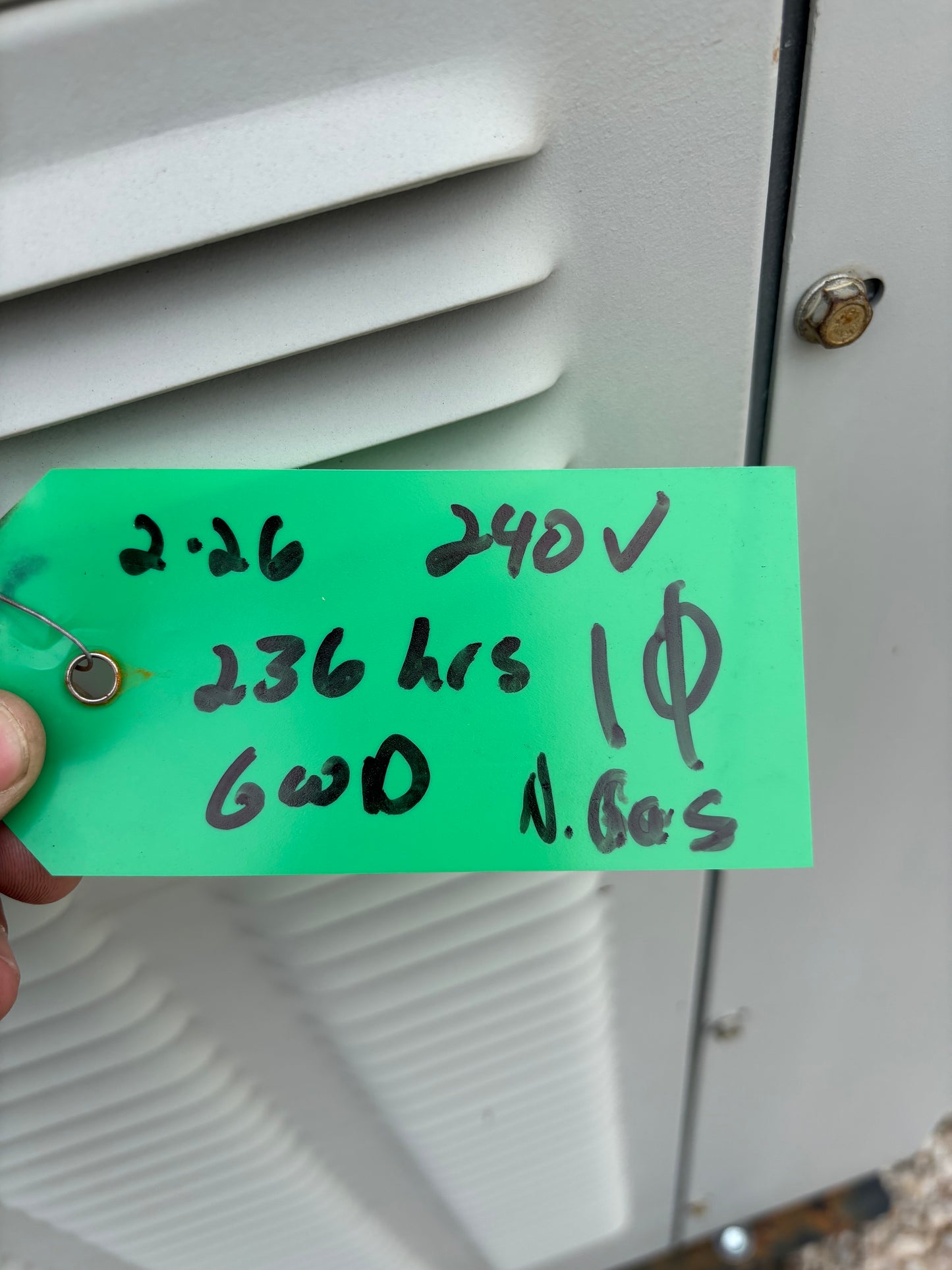 Generac 48kw Natural Gas Generator 236 Hours