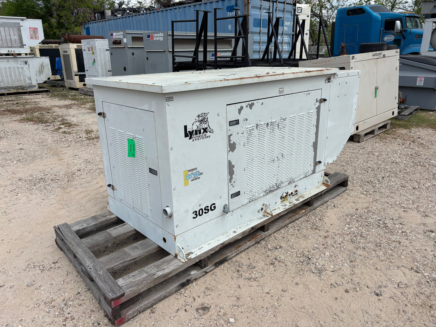 Lynx 30kw Natural gas/Propane Generator 491 Hours