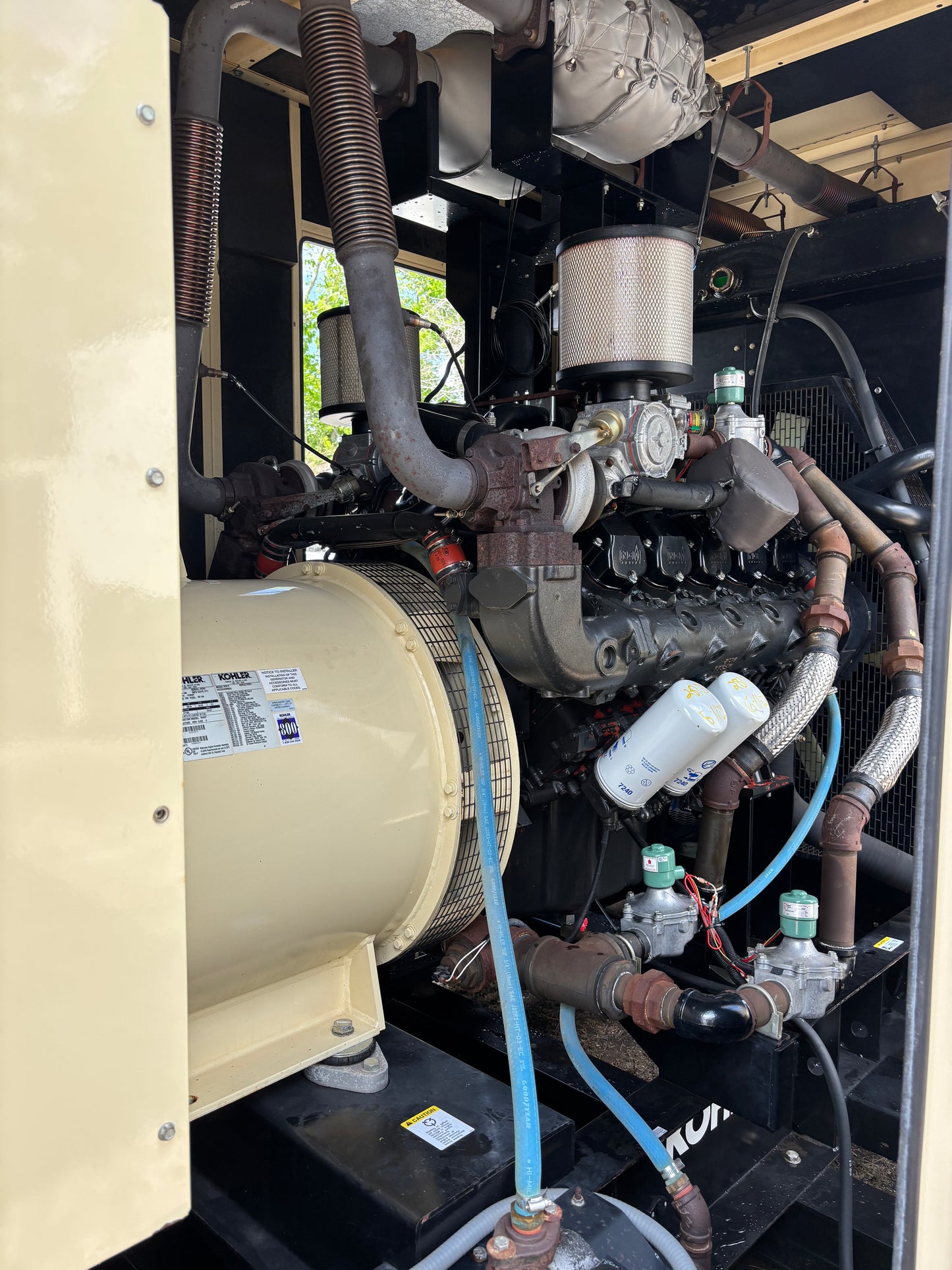 Kohler 355kw Natural Gas Generator 285 Hours