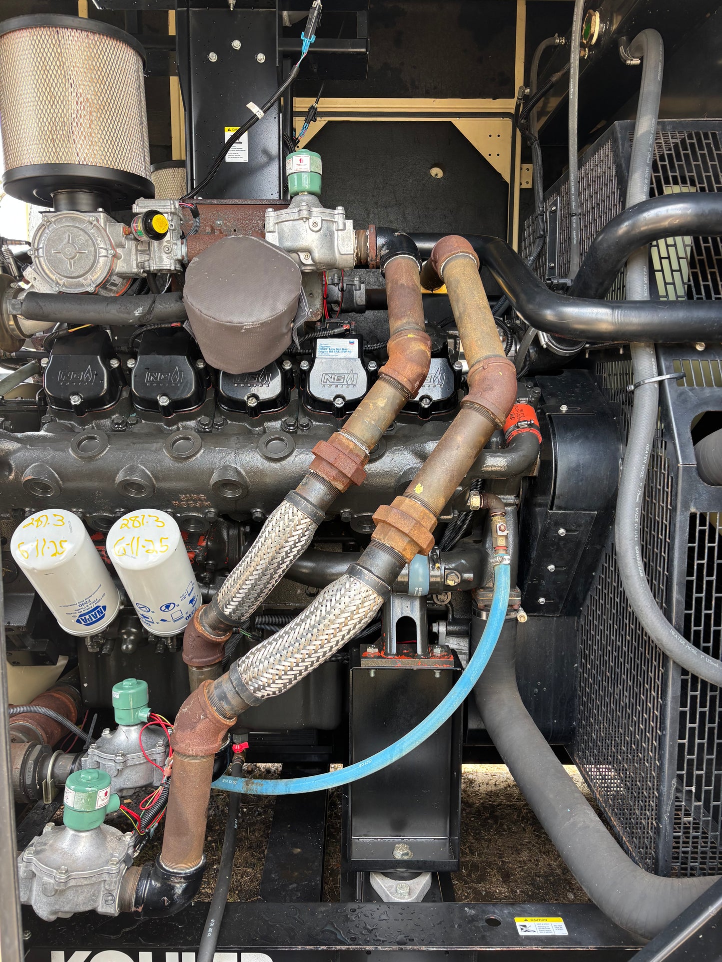 Kohler 355kw Natural Gas Generator 285 Hours