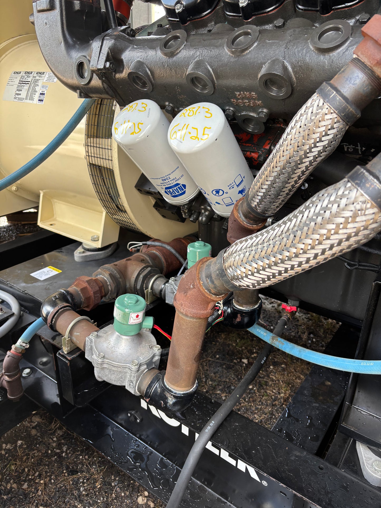Kohler 355kw Natural Gas Generator 285 Hours