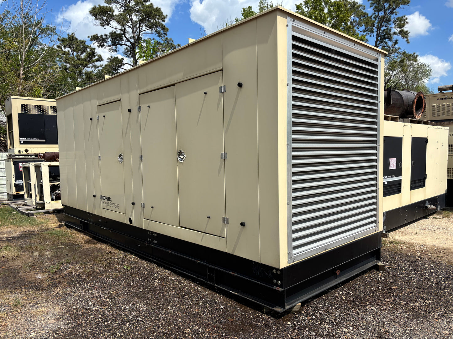 Kohler 355kw Natural Gas Generator 285 Hours