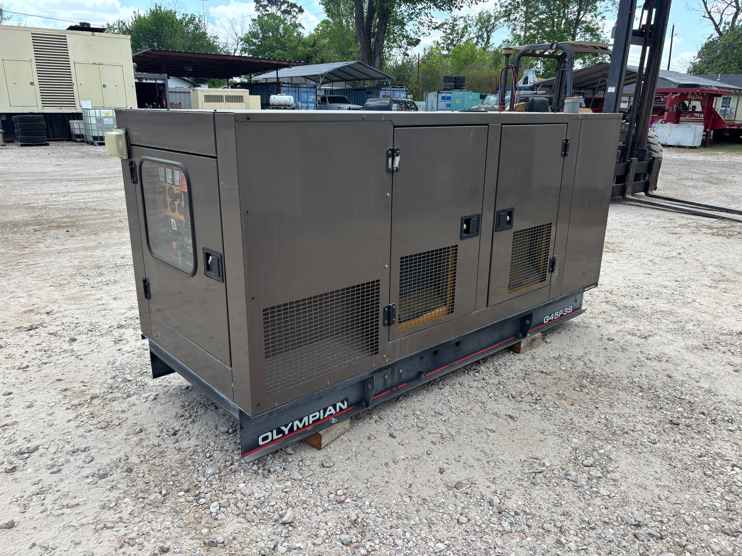 Olympian/CAT 42kw Natural Gas/Propane Generator 323 Hours